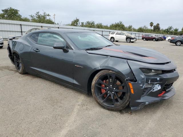 1G1FH1R74H0128545 - 2017 CHEVROLET CAMARO SS Сұр фото 4