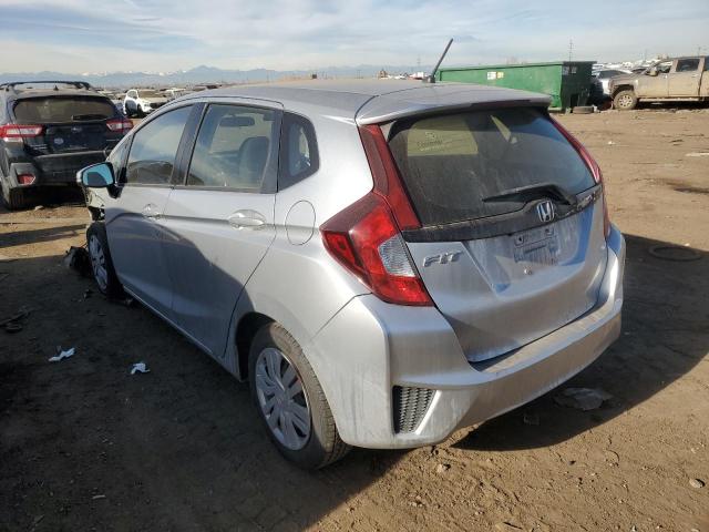 JHMGK5H58GX009230 - 2016 HONDA FIT LX SILVER photo 2