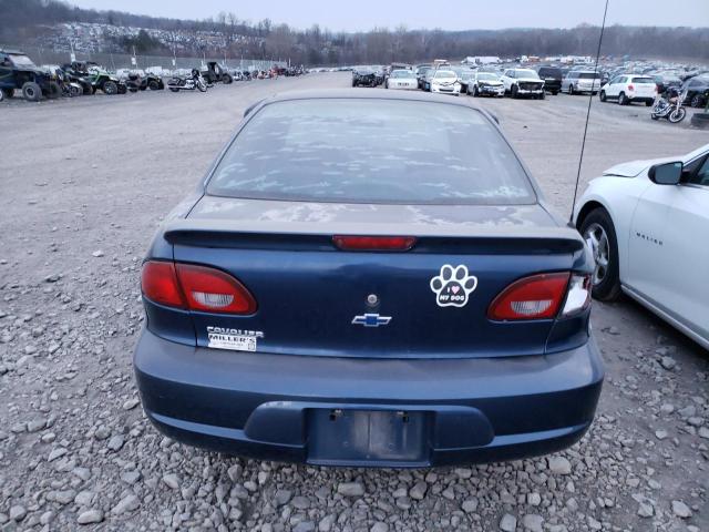 1G1JC524727246491 - 2002 CHEVROLET CAVALIER BASE BLUE photo 6