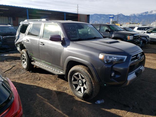 JTEPU5JRXM5848193 - 2021 TOYOTA 4RUNNER SR5/SR5 PREMIUM 灰色 照片 4