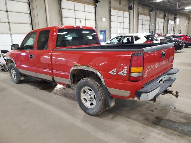 2GCEK19V611328100 - 2001 CHEVROLET SILVERADO K1500 RED photo 2