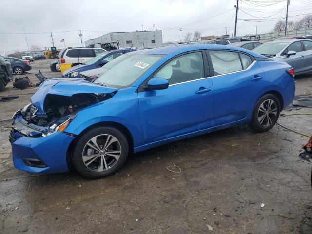 3N1AB8CVXPY309644 - 2023 NISSAN SENTRA SV BLUE photo 1