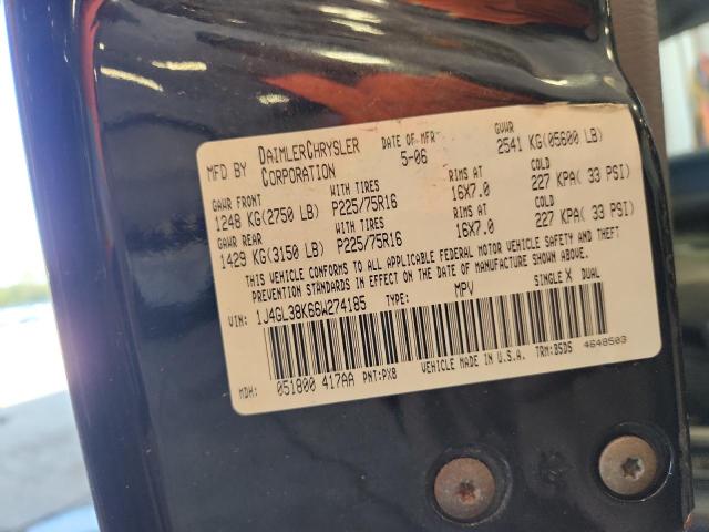 1J4GL38K66W274185 - 2006 JEEP LIBERTY RENEGADE Qara foto 13