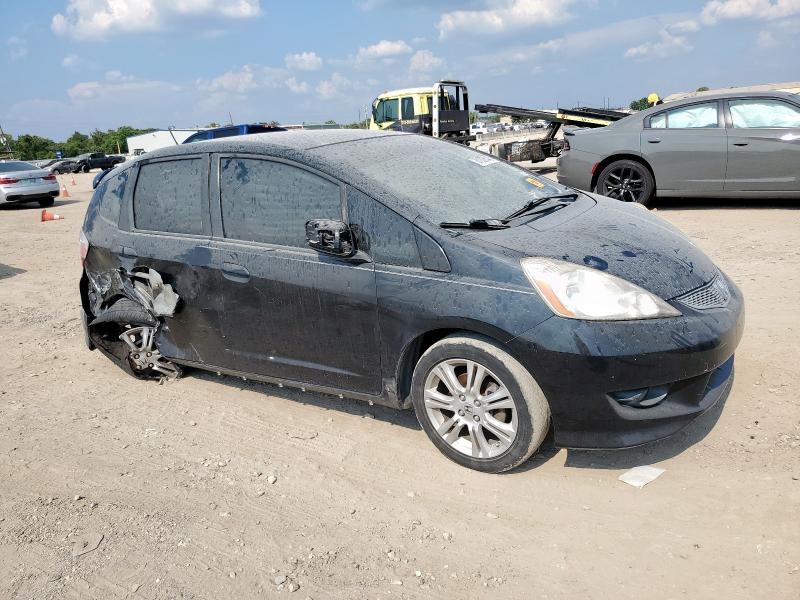 JHMGE88469S038418 - 2009 HONDA FIT SPORT BLACK photo 4