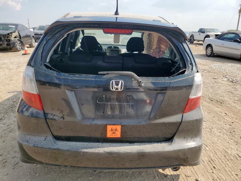 JHMGE88469S038418 - 2009 HONDA FIT SPORT BLACK photo 6