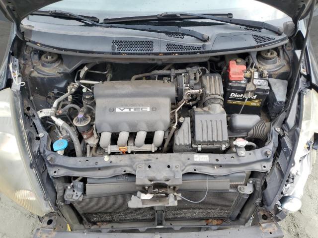 JHMGD38428S062848 - 2008 HONDA FIT BLACK photo 11