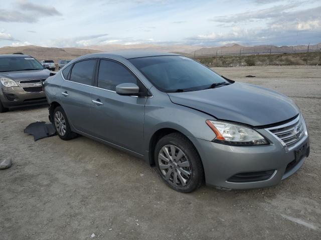 3N1AB7AP9EY283632 - 2014 NISSAN SENTRA S GRAY photo 4