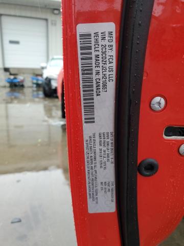 2C3CDZFJ2LH210657 - 2020 DODGE CHALLENGER R/T SCAT PACK RED photo 13