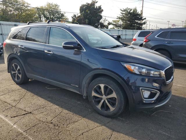 5XYPHDA59JG375034 - 2018 KIA SORENTO EX BLUE photo 4