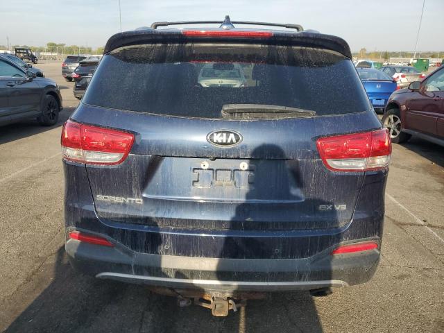 5XYPHDA59JG375034 - 2018 KIA SORENTO EX BLUE photo 6