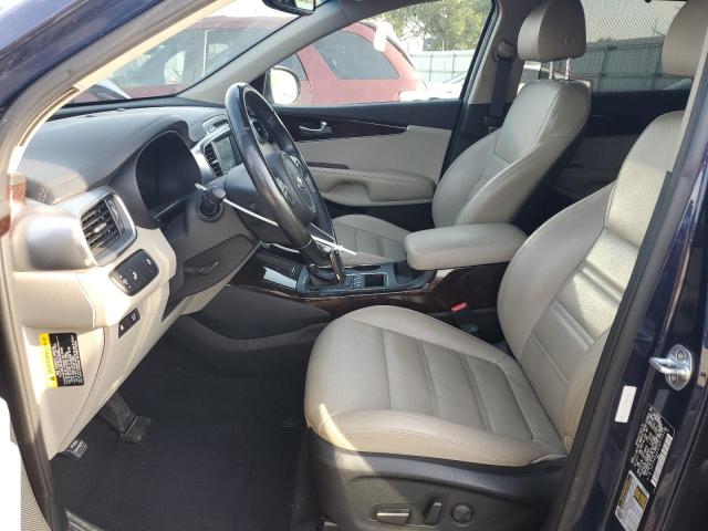 5XYPHDA59JG375034 - 2018 KIA SORENTO EX BLUE photo 7