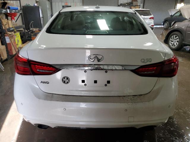 JN1EV7AR7LM250283 - 2020 INFINITI Q50 PURE WHITE photo 6