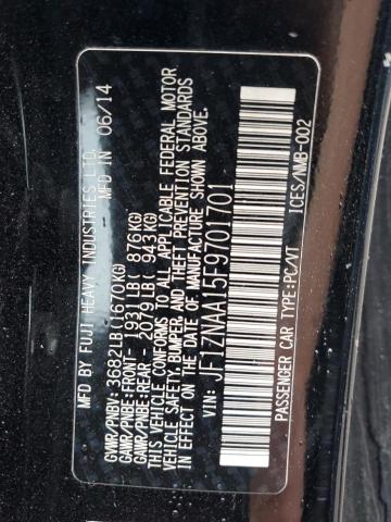 JF1ZNAA15F9701701 - 2015 TOYOTA SCION FR-S أسود صورة 12