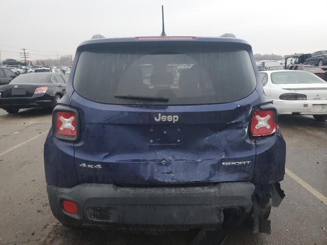 ZACCJBABXHPG01752 - 2017 JEEP RENEGADE SPORT BLUE photo 6