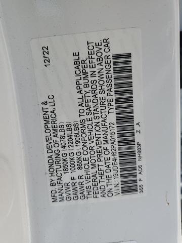 19UDE4H62PA015172 - 2023 ACURA INTEGRA A-SPEC TECH WHITE photo 12