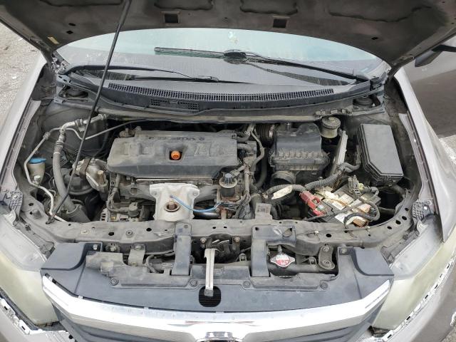 2HGFB2F56CH537363 - 2012 HONDA CIVIC LX GRAY photo 11