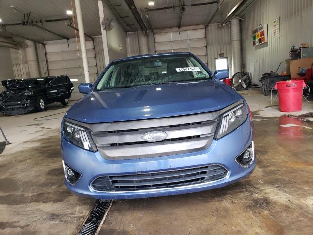 3FAHP0JA3AR312357 - 2010 FORD FUSION SEL BLUE photo 5
