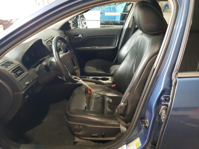 3FAHP0JA3AR312357 - 2010 FORD FUSION SEL BLUE photo 7