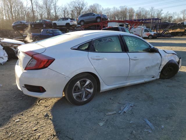 2HGFC2F65KH581410 - 2019 HONDA CIVIC LX WHITE photo 3