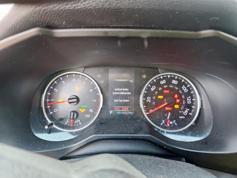 2T3W1RFV4LC033874 - 2020 TOYOTA RAV4 XLE შავი ფოტო 9