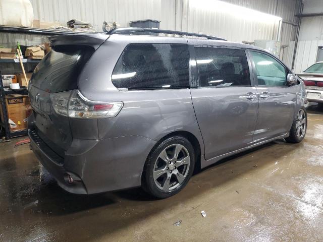 5TDXZ3DC1HS868298 - 2017 TOYOTA SIENNA SE GRAY photo 3