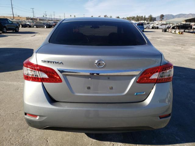 3N1AB7AP5EL683734 - 2014 NISSAN SENTRA S SILVER photo 6