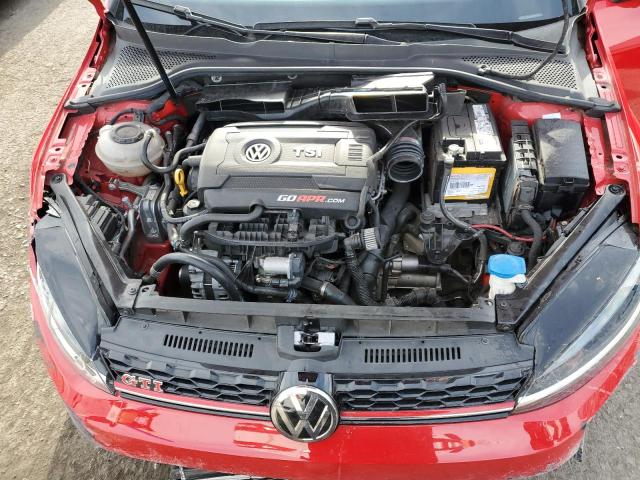 3VW6T7AU3KM009462 - 2019 VOLKSWAGEN GTI S RED photo 11