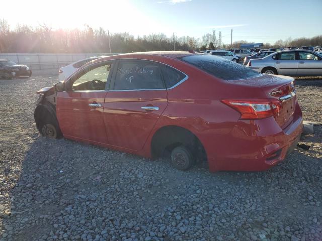 3N1AB7AP7JY216294 - 2018 NISSAN SENTRA S RED photo 2