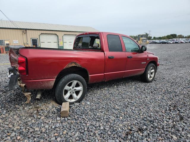 1D7HA18218S622902 - 2008 DODGE RAM 1500 ST Бордовый фото 3