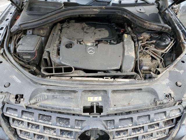 4JGDA5HB9FA455672 - 2015 MERCEDES-BENZ ML 350 4MATIC CHARCOAL photo 11