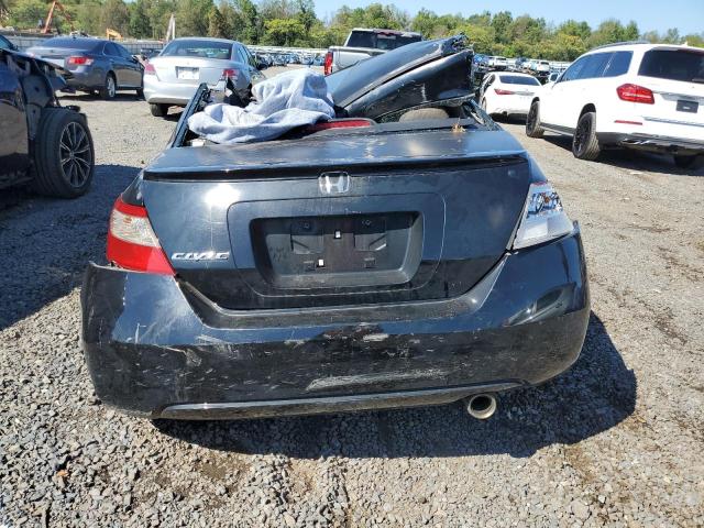 2HGFG1B84BH505005 - 2011 HONDA CIVIC EX BLACK photo 6