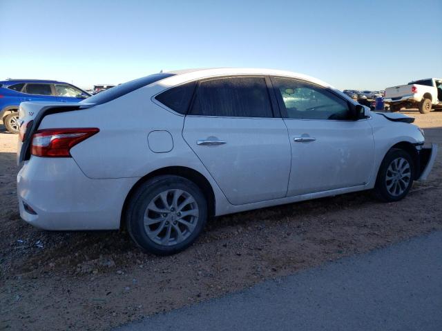 3N1AB7AP7KY457046 - 2019 NISSAN SENTRA S WHITE photo 3