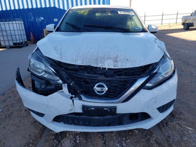 3N1AB7AP7KY457046 - 2019 NISSAN SENTRA S WHITE photo 5