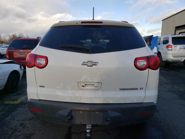 1GNKVJED4CJ147083 - 2012 CHEVROLET TRAVERSE LT WHITE photo 6