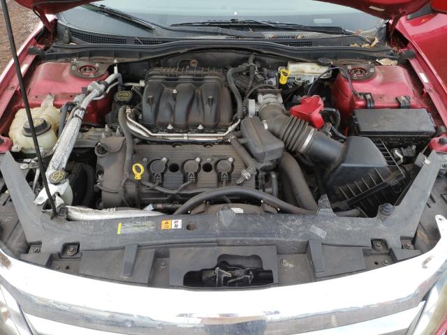 3FAHP0JG5CR148441 - 2012 FORD FUSION SEL RED photo 11