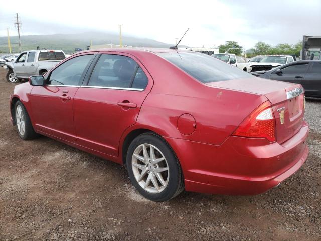 3FAHP0JG5CR148441 - 2012 FORD FUSION SEL RED photo 2