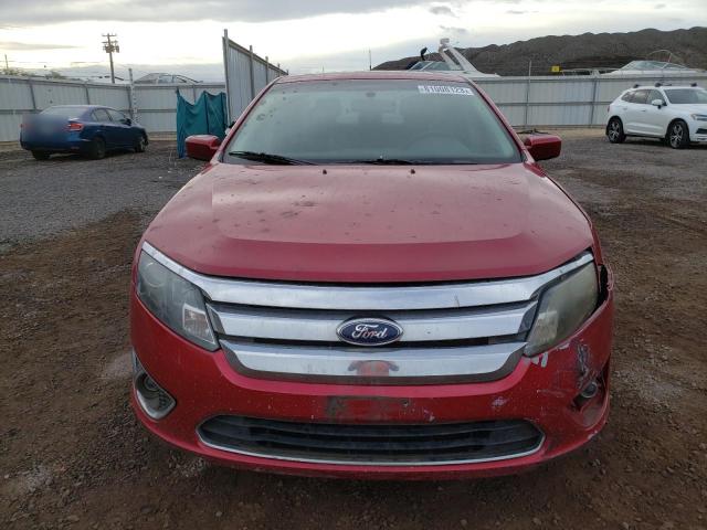 3FAHP0JG5CR148441 - 2012 FORD FUSION SEL RED photo 5