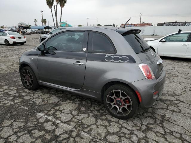 3C3CFFBR0CT500102 - 2012 FIAT 500 SPORT GRAY photo 2