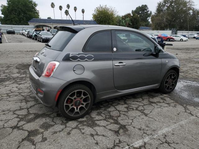 3C3CFFBR0CT500102 - 2012 FIAT 500 SPORT GRAY photo 3