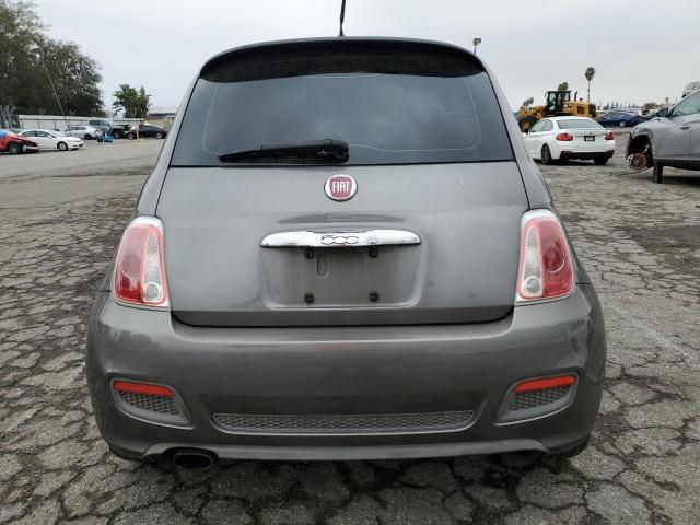 3C3CFFBR0CT500102 - 2012 FIAT 500 SPORT GRAY photo 6