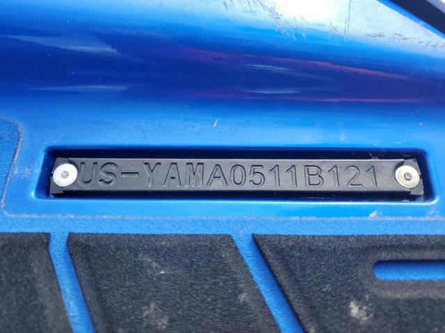 YAMA0511B121 - 2021 YAMAHA VX LIMITED BLUE photo 10