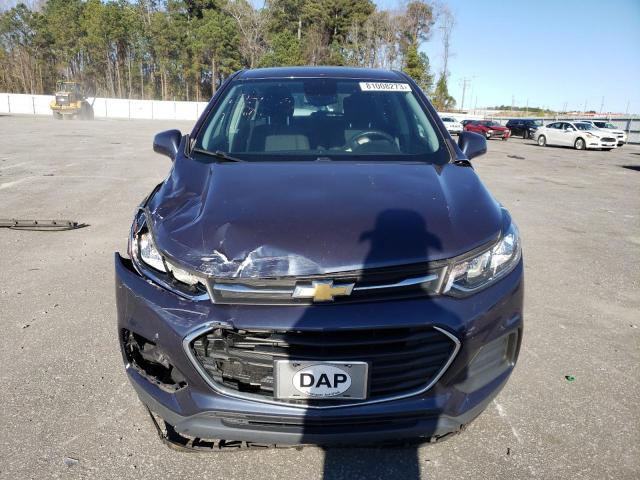 3GNCJKSB7KL140287 - 2019 CHEVROLET TRAX LS BLUE photo 5