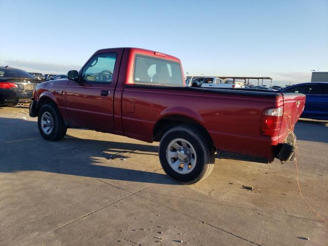 1FTYR10D94PA76640 - 2004 FORD RANGER RED photo 2