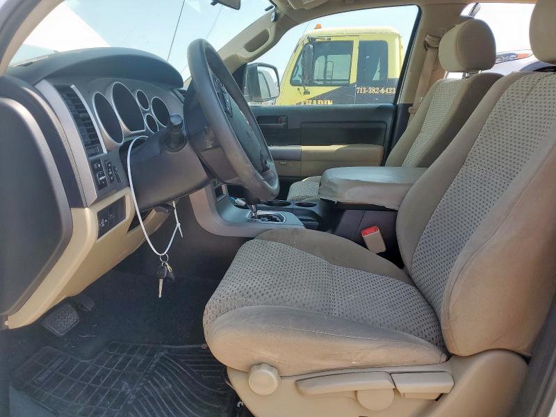 5TFRM5F18CX037446 - 2012 TOYOTA TUNDRA DOUBLE CAB SR5 WHITE photo 7