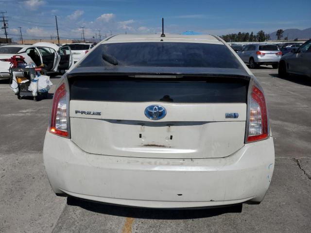 JTDKN3DU7F0474514 - 2015 TOYOTA PRIUS თეთრი ფოტო 6