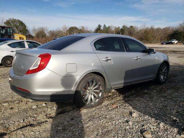 1LNHL9DK0DG608393 - 2013 LINCOLN MKS SILVER photo 3