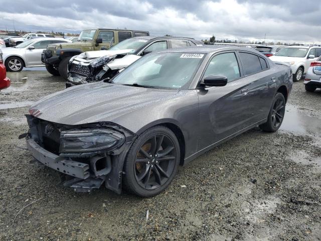 2C3CDXBG4HH533338 - 2017 DODGE CHARGER SE CHARCOAL photo 1