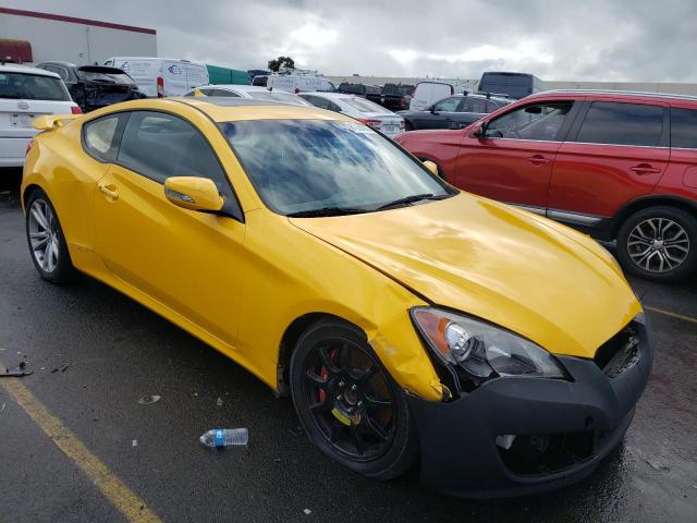 KMHHU6KH0AU004519 - 2010 HYUNDAI GENESIS CO 3.8L YELLOW photo 4