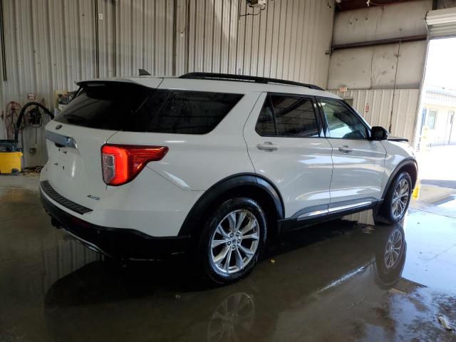 1FMSK8DH9MGA76326 - 2021 FORD EXPLORER XLT Blanc photo 3