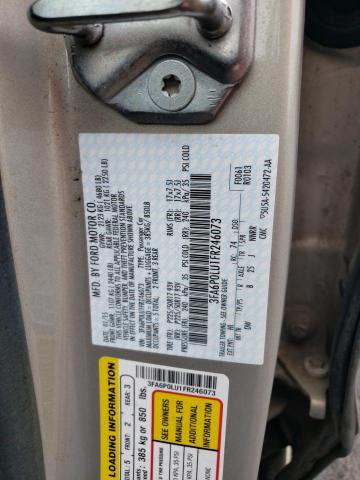 3FA6P0LU1FR246073 - 2015 FORD FUSION SE HYBRID GOLD photo 12